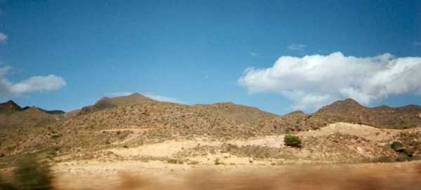 Wüstenlandschaft in Almeria